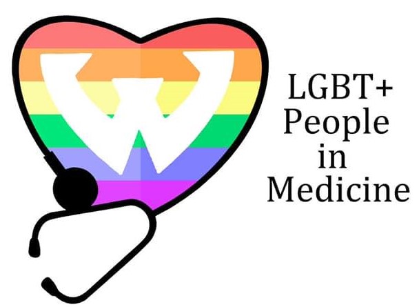 logo for LGBT+ People in Medicine